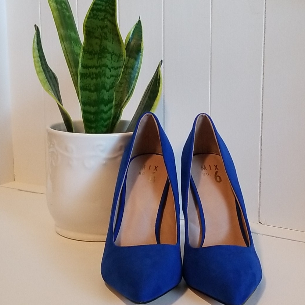Blue Velvet Mix No. 6 Pumps